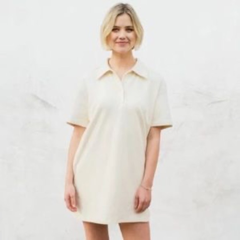 Smash + Tess Court Dress in Color  Dessert Sand size XS
